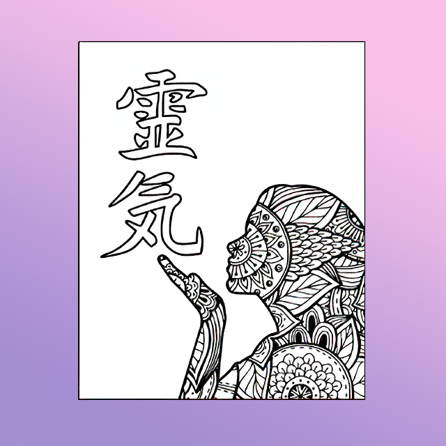 Reiki coloring book